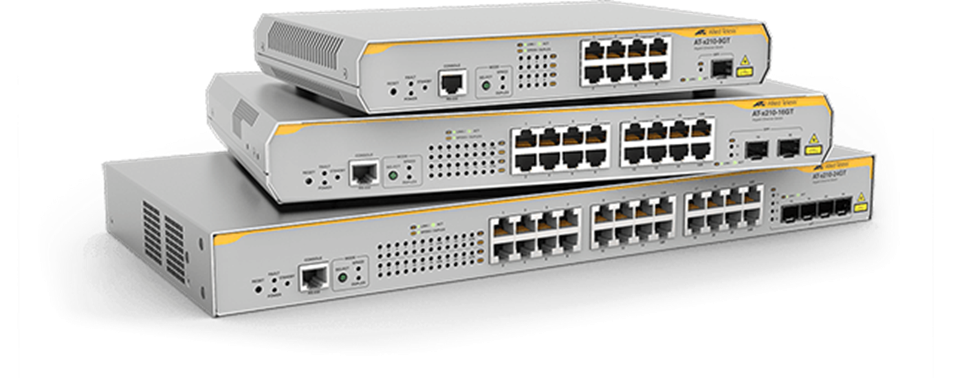 AT-X210 Series - Layer 2 Gigabit Switch (EoS)
